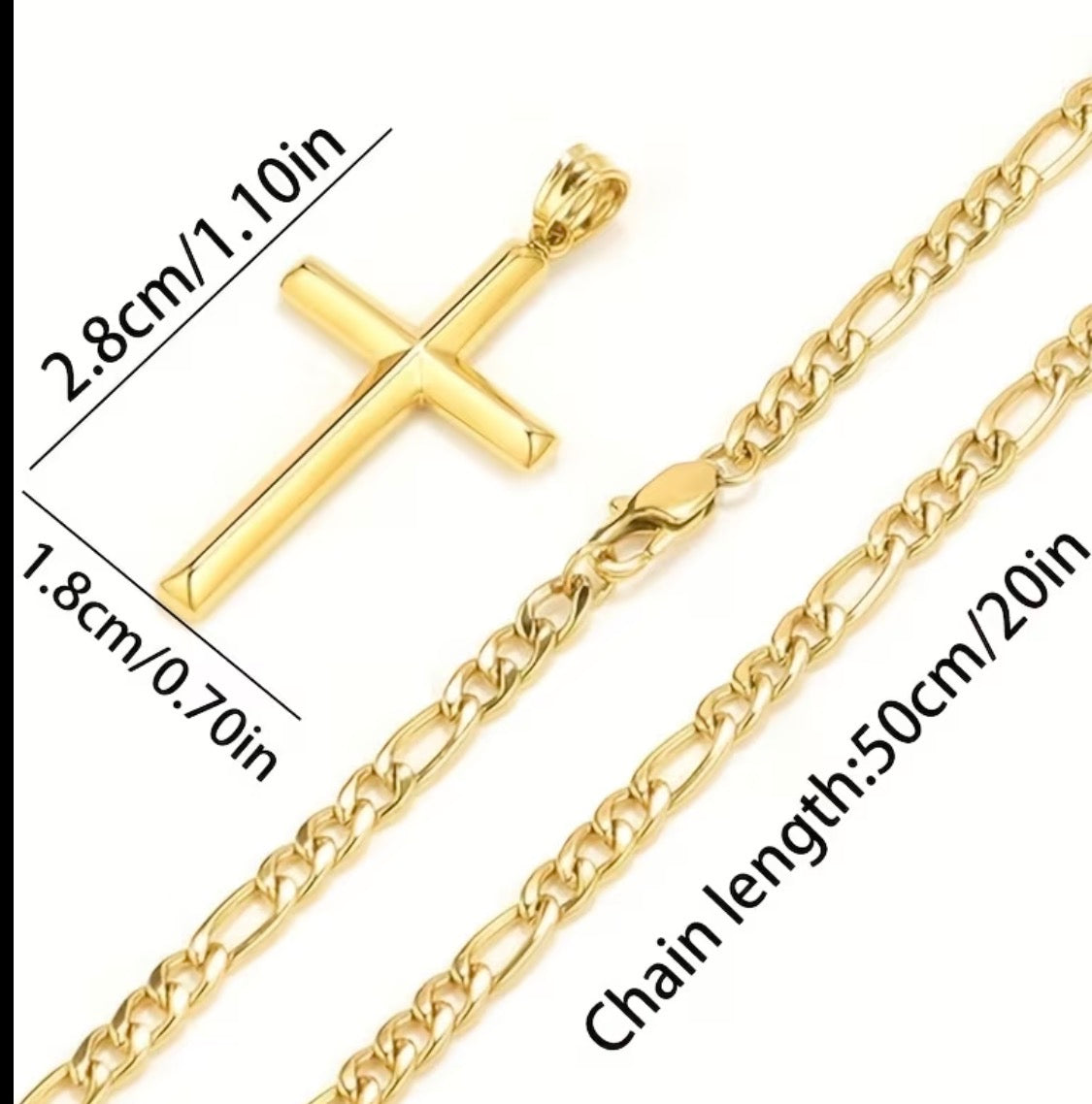 20-inch unisex pendant and necklace plated in 925 sterling silver.