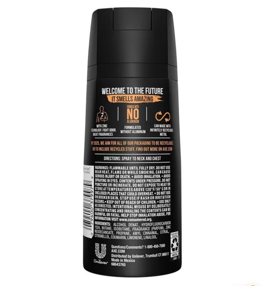 AXE Body Spray Deodorant Multipack (150ml, 6 Pack) – Excite & Dark Temptation 48H Freshness