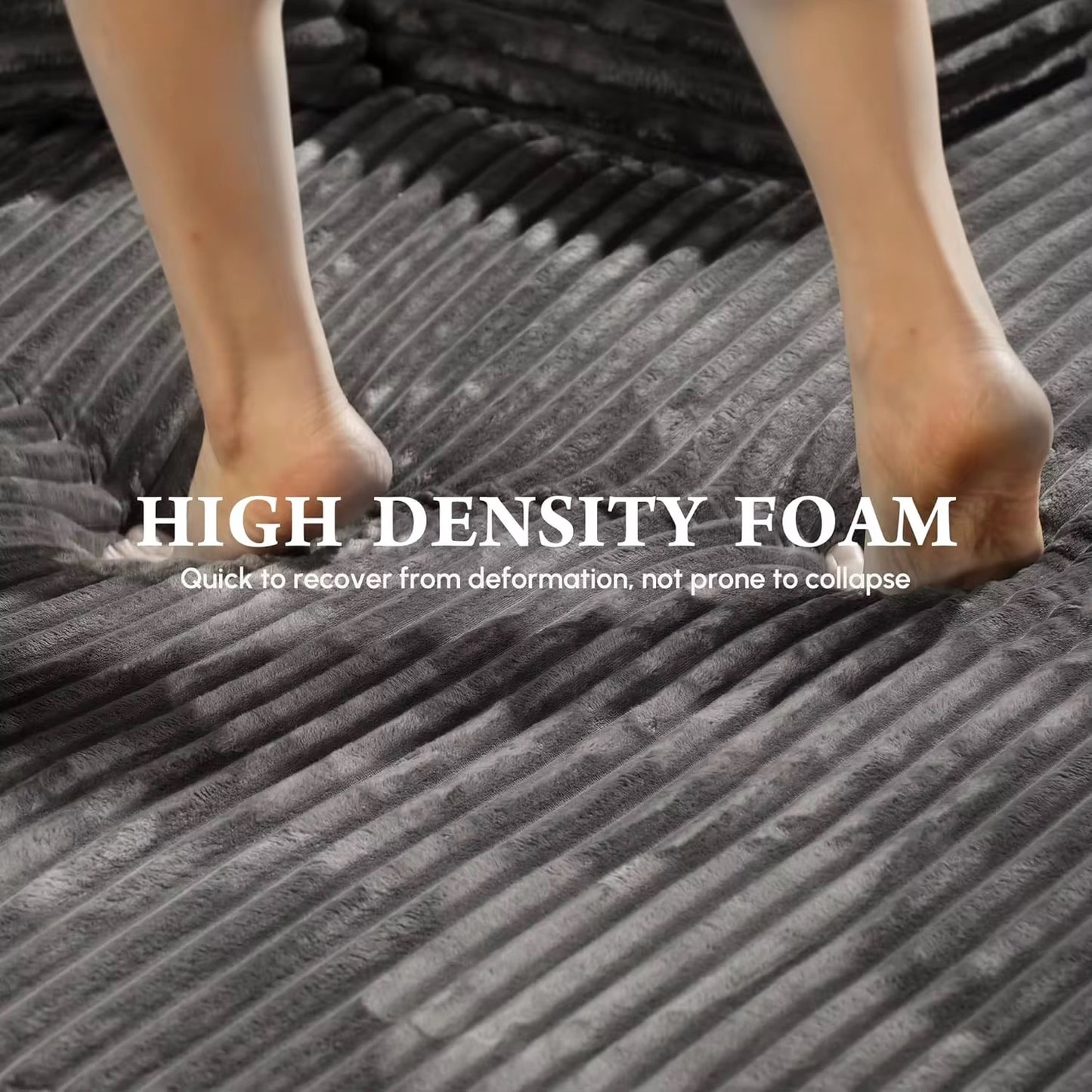 Lazy floor sofa Vacuum Compression One-piece Formed High-density Full Sponge Sofa for Living Room