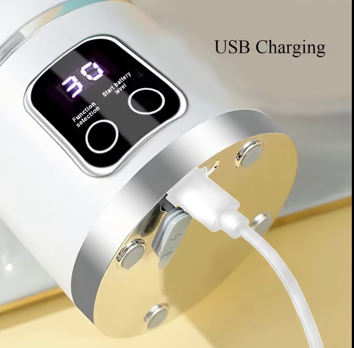 USB Rechargeable Portable Blender and Handheld Juicer.