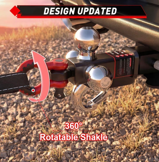 Triple Ball Mount Trailer Hitch - 11,500 lbs GTW