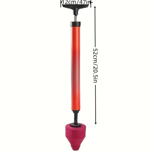 Heavy-Duty Air Pressure Toilet Plunger