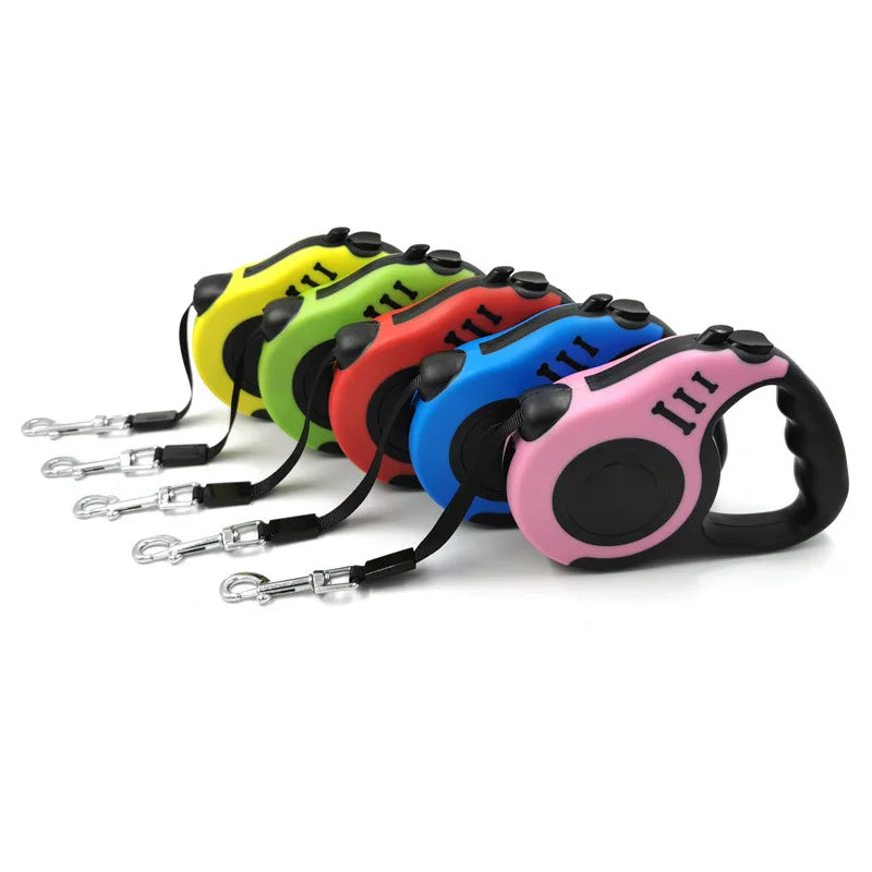 Retractable Dog Leash Traction Rope Belt Automatic Flexible