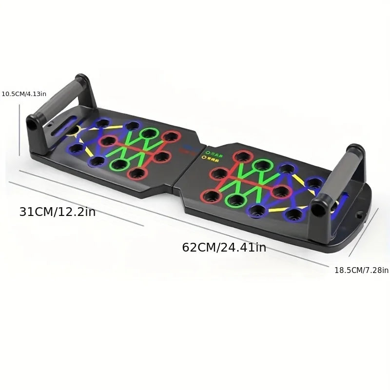 Push-up Board Set Portable Multifunctional Push-up Bar Foldable Fitness Equipment