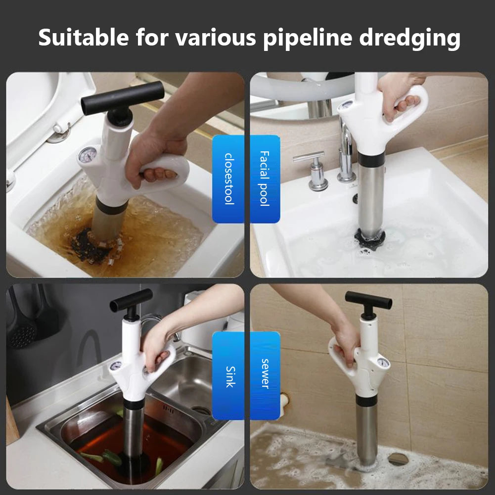 Universal High Pressure Drain Plunger Toilet Plunger