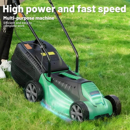 Corded Electric Lawn Mower, 3-Speed Height Adjustment 7.93gal Grass Box.