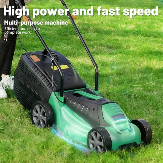 Corded Electric Lawn Mower, 3-Speed Height Adjustment 7.93gal Grass Box.
