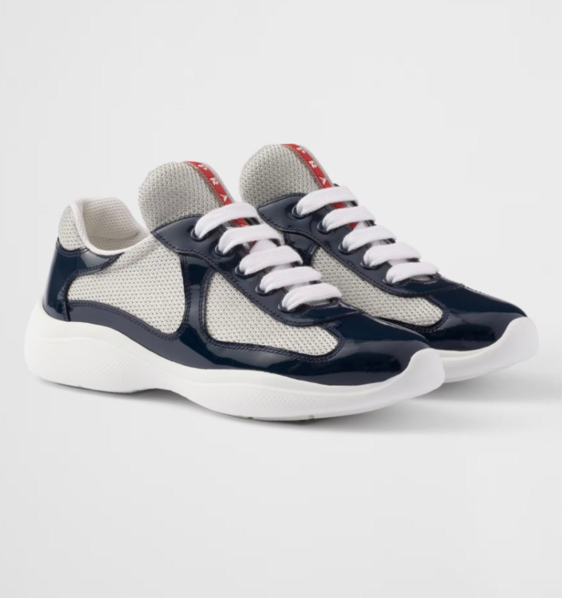 Prada America's Cup biker fabric sneakers