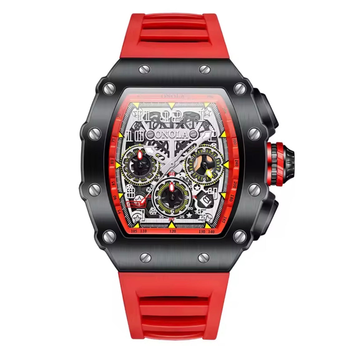 Multifunction Luxury Waterproof Luminous Sports Casual Quartz Men Watch.