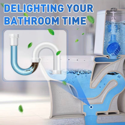 48-Pack Automatic Toilet Cleaner Tablets & Deodorizer Gel