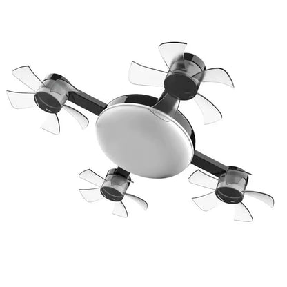 Ceiling Fan Light E27 Led 60w Drone Shaped Remote Control Dimmable 3 Color LED Ceiling Light.