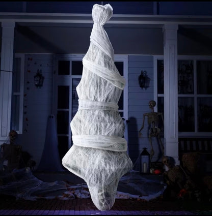 72" Life-Size Hanging Chrysalis Corpse Halloween Prop - Outdoor Yard Decor