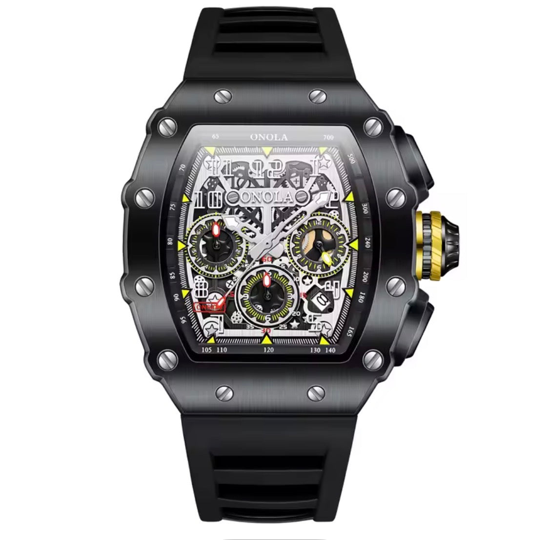 Multifunction Luxury Waterproof Luminous Sports Casual Quartz Men Watch.