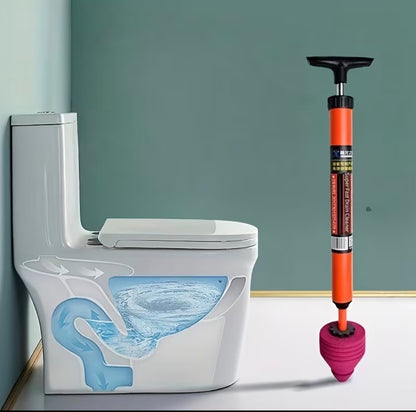Heavy-Duty Air Pressure Toilet Plunger