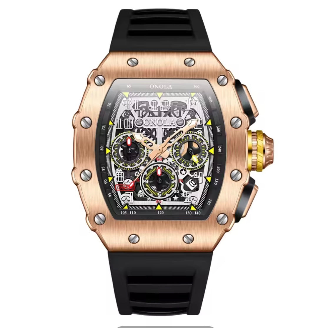 Multifunction Luxury Waterproof Luminous Sports Casual Quartz Men Watch.