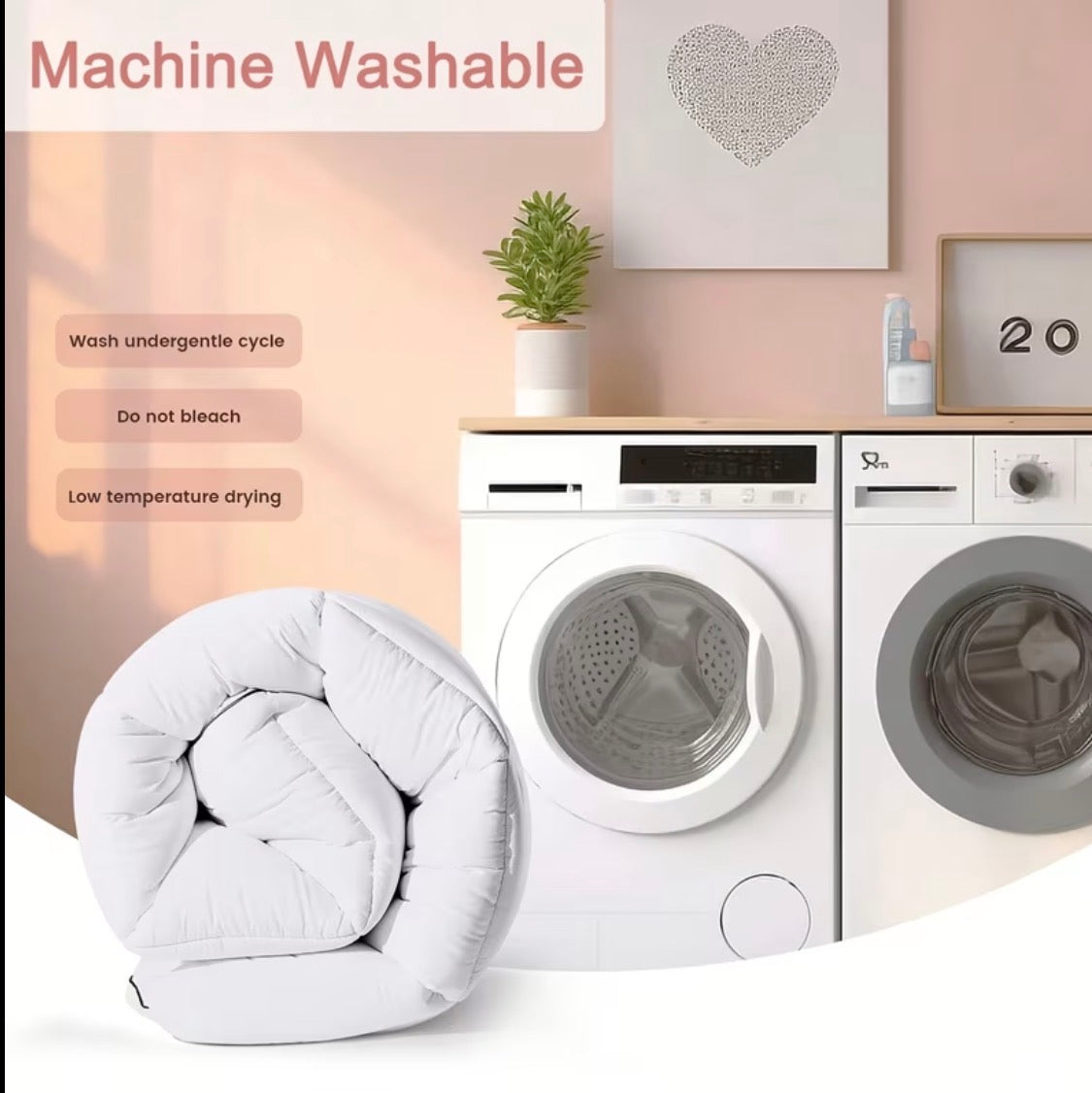 Comfortable Mattress Cover That Is Thickened And Features Stretchable Pockets to Fit Mattresses from 8 to 21 Inches Deep.