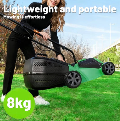 Corded Electric Lawn Mower, 3-Speed Height Adjustment 7.93gal Grass Box.