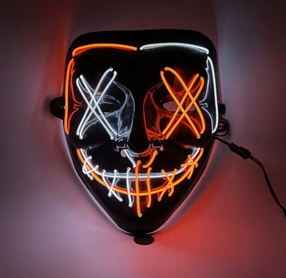 Light Up LED Purge Mask with 3 Lighting Modes