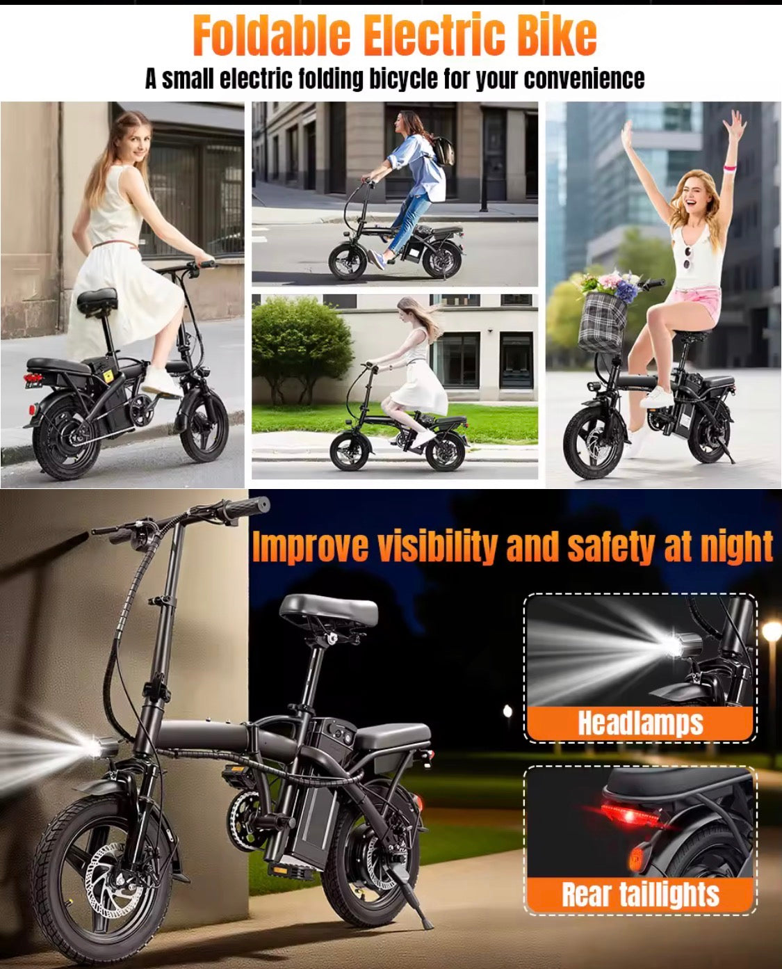 Urban Explorer Daily Ride 48V 10.4Ah Compact Electric Bicycle With LCD Display 500W 28km
Range.