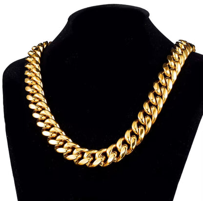Men’s 24K Gold Plated 925 Silver Cuban Link Set | 8mm Chain & Bracelet