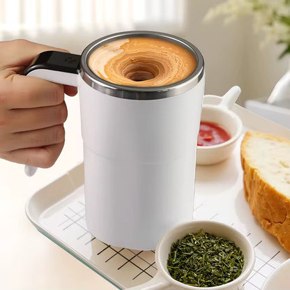 Smart Self‑Stirring Mug with Digital Temperature Display