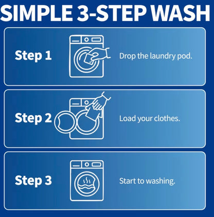 6-in-1 Concentrated Laundry Detergent Pods | Deep Clean & Stain Remover.