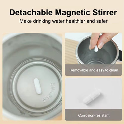 Smart Self‑Stirring Mug with Digital Temperature Display