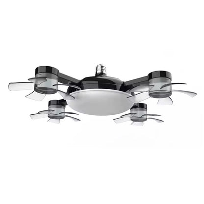 Ceiling Fan Light E27 Led 60w Drone Shaped Remote Control Dimmable 3 Color LED Ceiling Light.