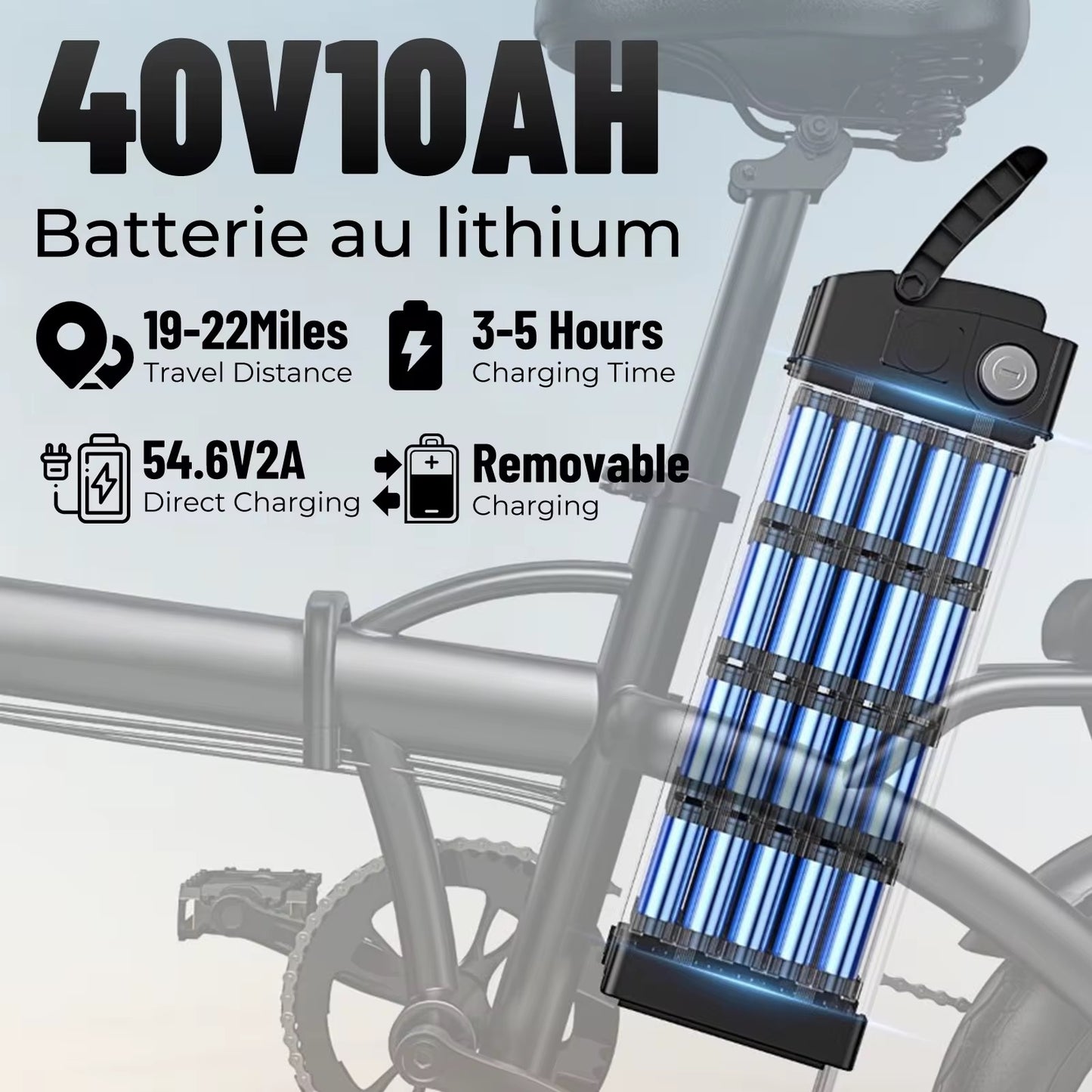 Urban Explorer Daily Ride 48V 10.4Ah Compact Electric Bicycle With LCD Display 500W 28km
Range.