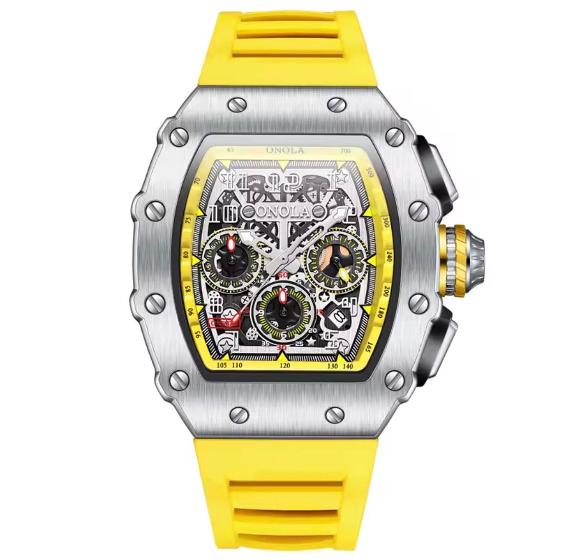 Multifunction Luxury Waterproof Luminous Sports Casual Quartz Men Watch.