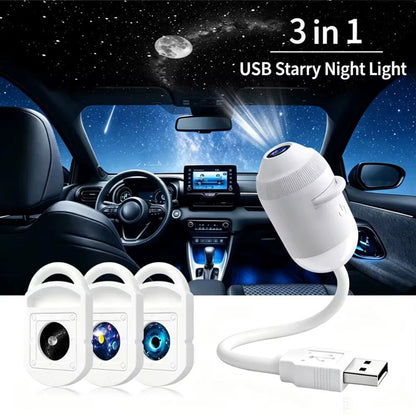 HD Galaxy Star Projector Lamp - Dimmable Touch Control Night Light for Bedroom & Decor