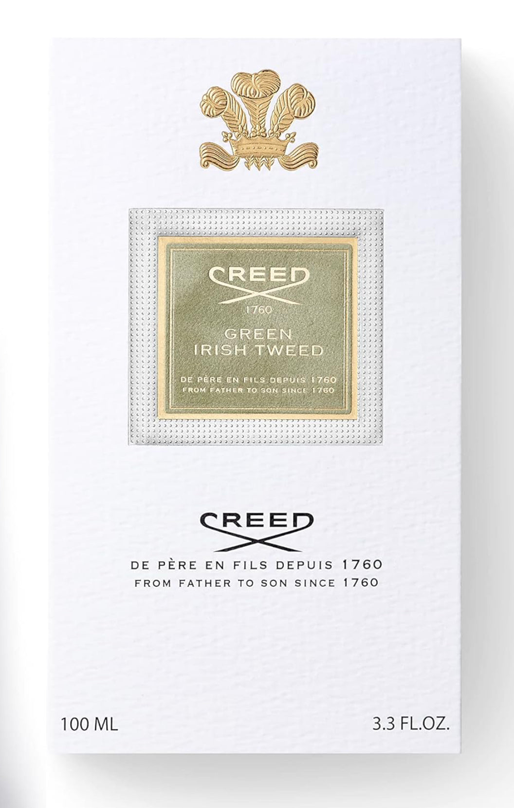 Creed Green Irish Tweed Eau De Parfum Spray 3.3 oz for Men