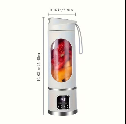 USB Rechargeable Portable Blender and Handheld Juicer.
