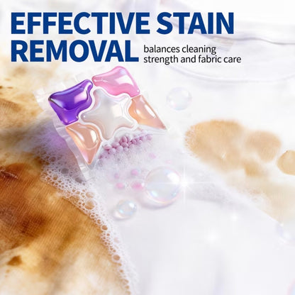 6-in-1 Concentrated Laundry Detergent Pods | Deep Clean & Stain Remover.