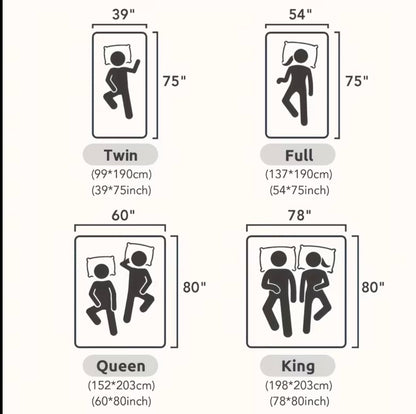 Comfortable Mattress Cover That Is Thickened And Features Stretchable Pockets to Fit Mattresses from 8 to 21 Inches Deep.