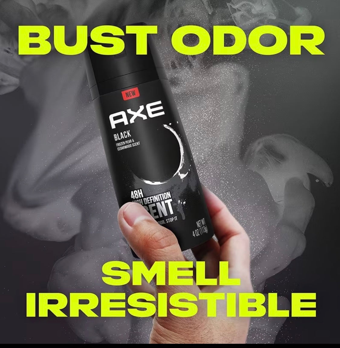AXE Black Daily Fragrance Body Spray | Smooth Scent, 5.07 oz (5-Pack)