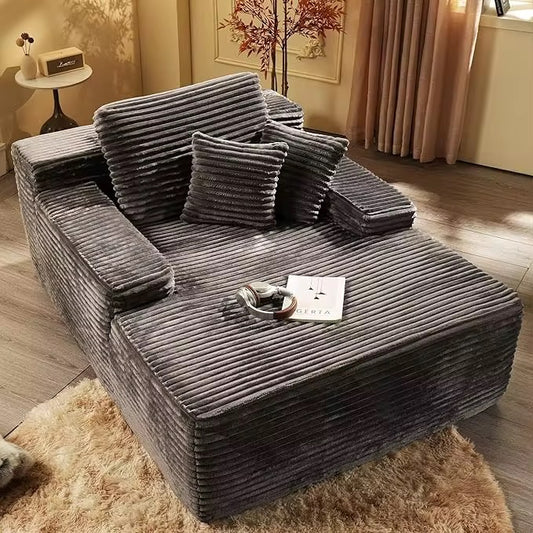 Lazy floor sofa Vacuum Compression One-piece Formed High-density Full Sponge Sofa for Living Room