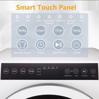 Compact Smart Washer & Dryer Set (Shipped Separately) — Quiet & Space-Saving