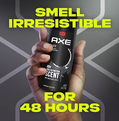 AXE Black Daily Fragrance Body Spray | Smooth Scent, 5.07 oz (5-Pack)