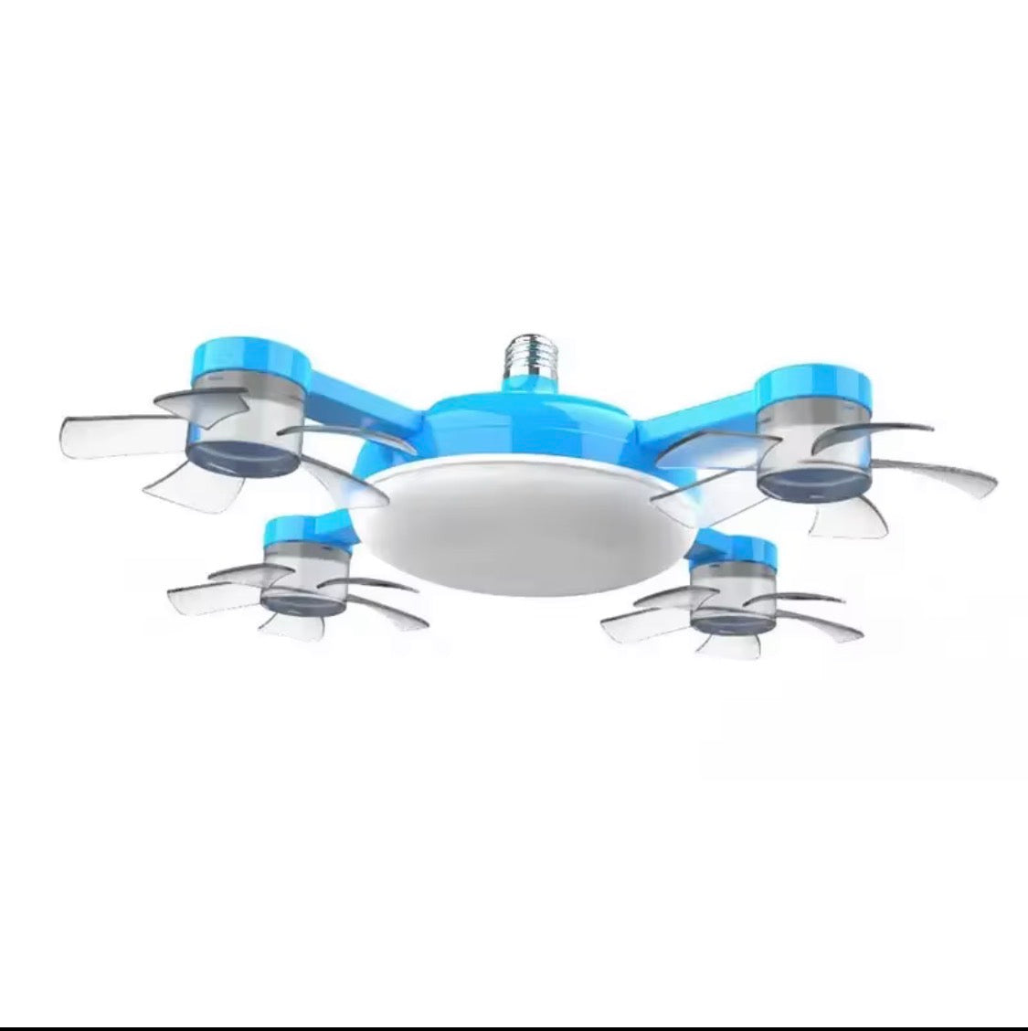 Ceiling Fan Light E27 Led 60w Drone Shaped Remote Control Dimmable 3 Color LED Ceiling Light.
