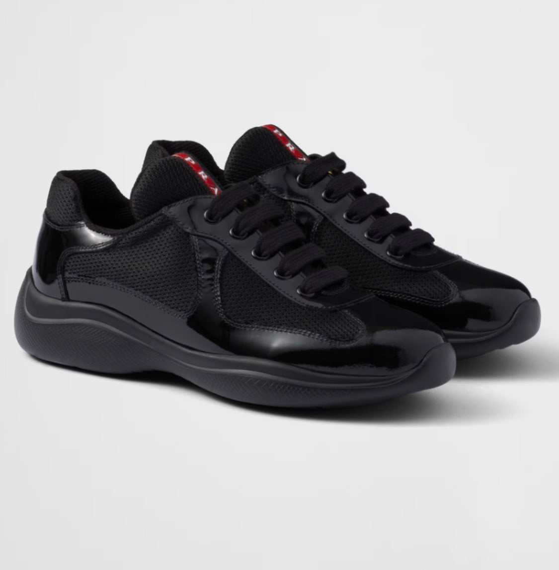 Prada America's Cup biker fabric sneakers