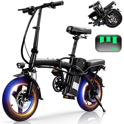Urban Explorer Daily Ride 48V 10.4Ah Compact Electric Bicycle With LCD Display 500W 28km
Range.