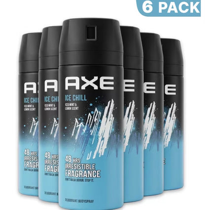 AXE Ice Chill Body
Spray 150ml (6-Pack)
