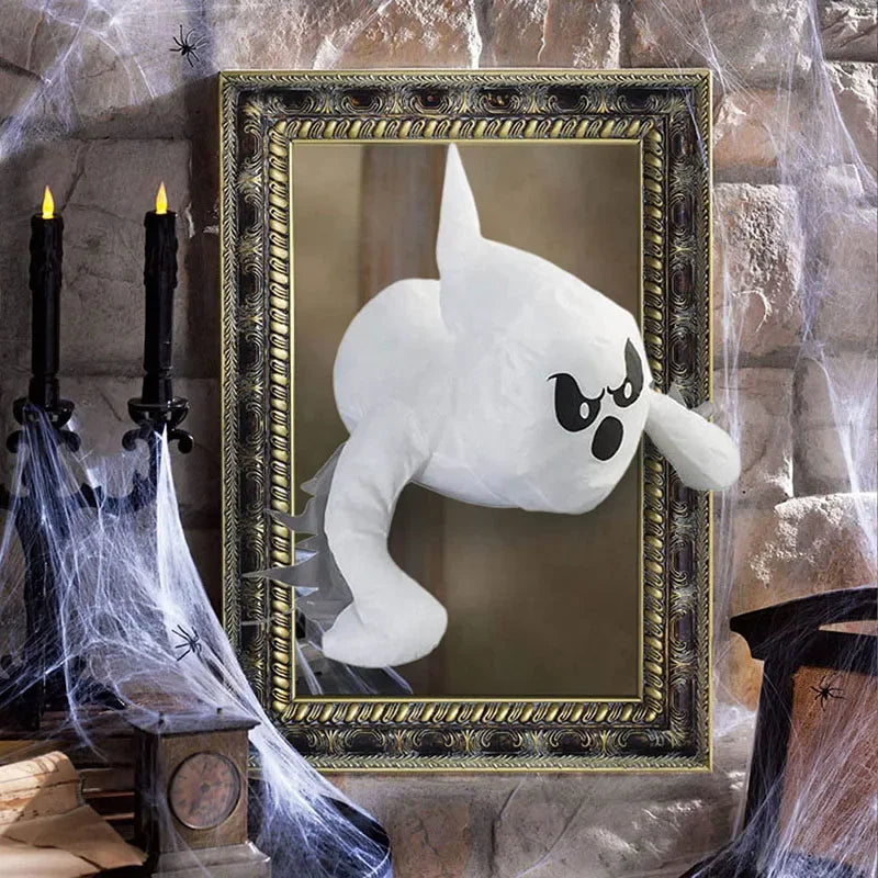 Halloween Ghosts Crashing Through Home Window Decor Cosplay Props Decorations