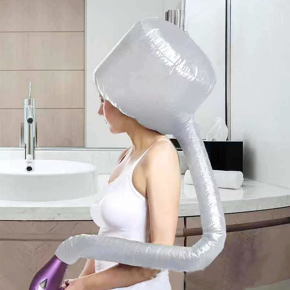 Portable Hair Bonnet Hair Dryer Cap Quick Heating Fast Dry Set.