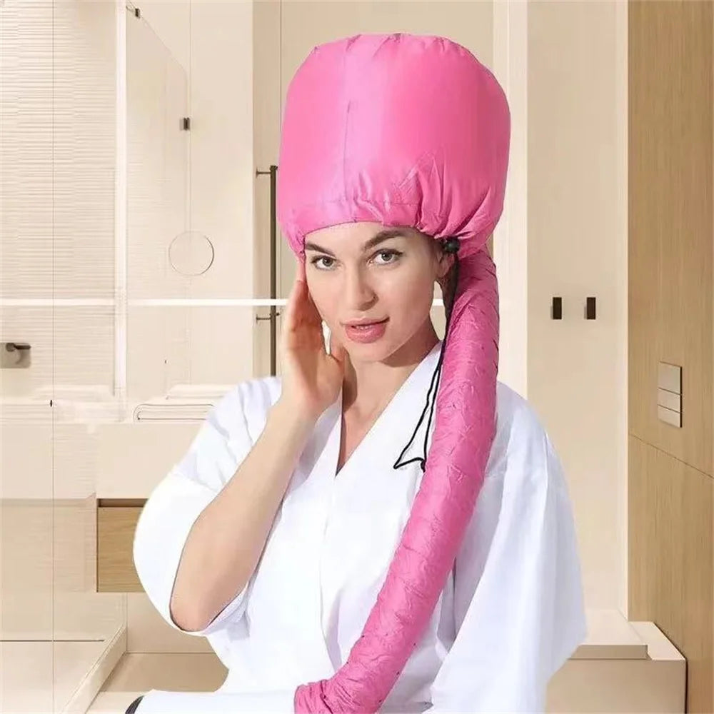 Portable Hair Bonnet Hair Dryer Cap Quick Heating Fast Dry Set.