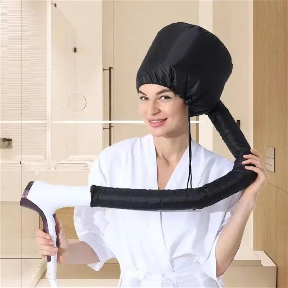 Portable Hair Bonnet Hair Dryer Cap Quick Heating Fast Dry Set.