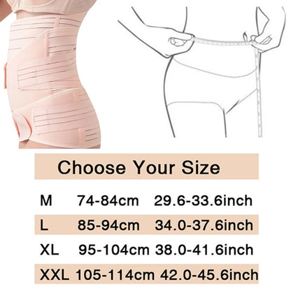 3‑in‑1 Postpartum Belly Band & Waist Trainer