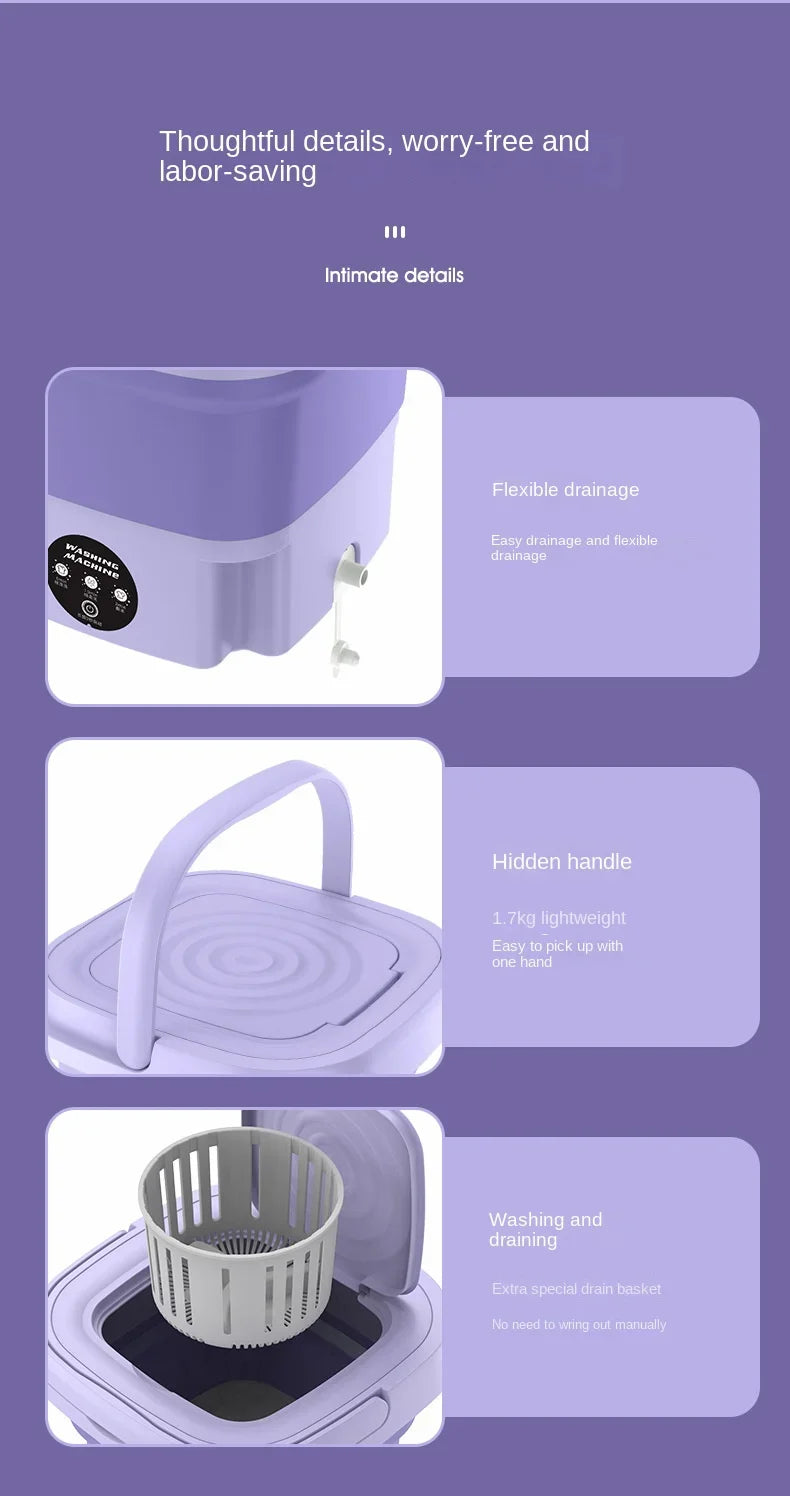 Portable Folding Washing Machine