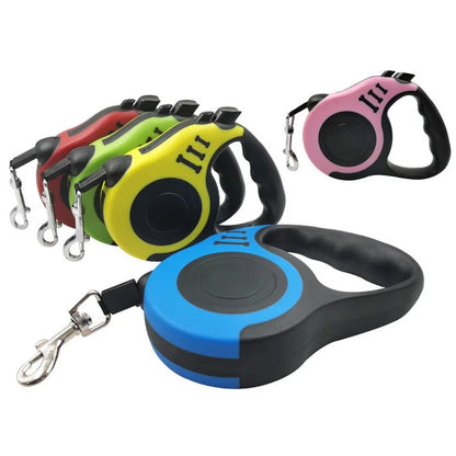Retractable Dog Leash - Automatic Flexible Lead for Small, Medium & Large Dogs